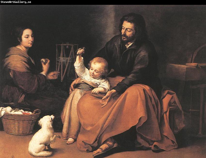 MURILLO, Bartolome Esteban The Holy Family sgh